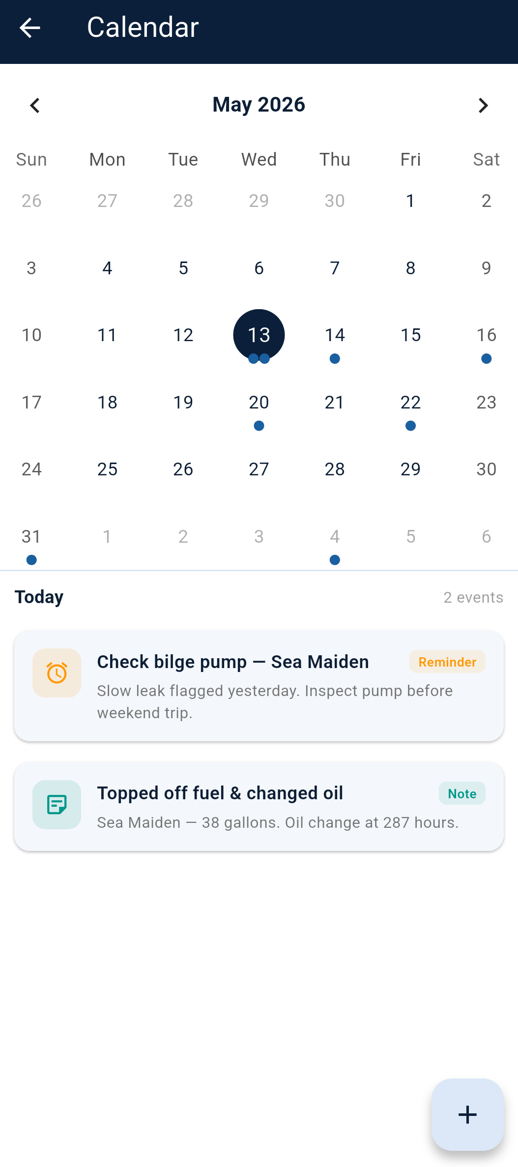 Calendar